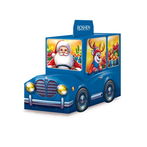 Новорічні подарунки №3"Автомобіль санти "ROSHEN, 330 г